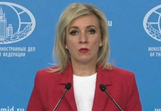 Declaração de Zakharova foi dada durante entrevista coletiva em Moscou | Reprodução