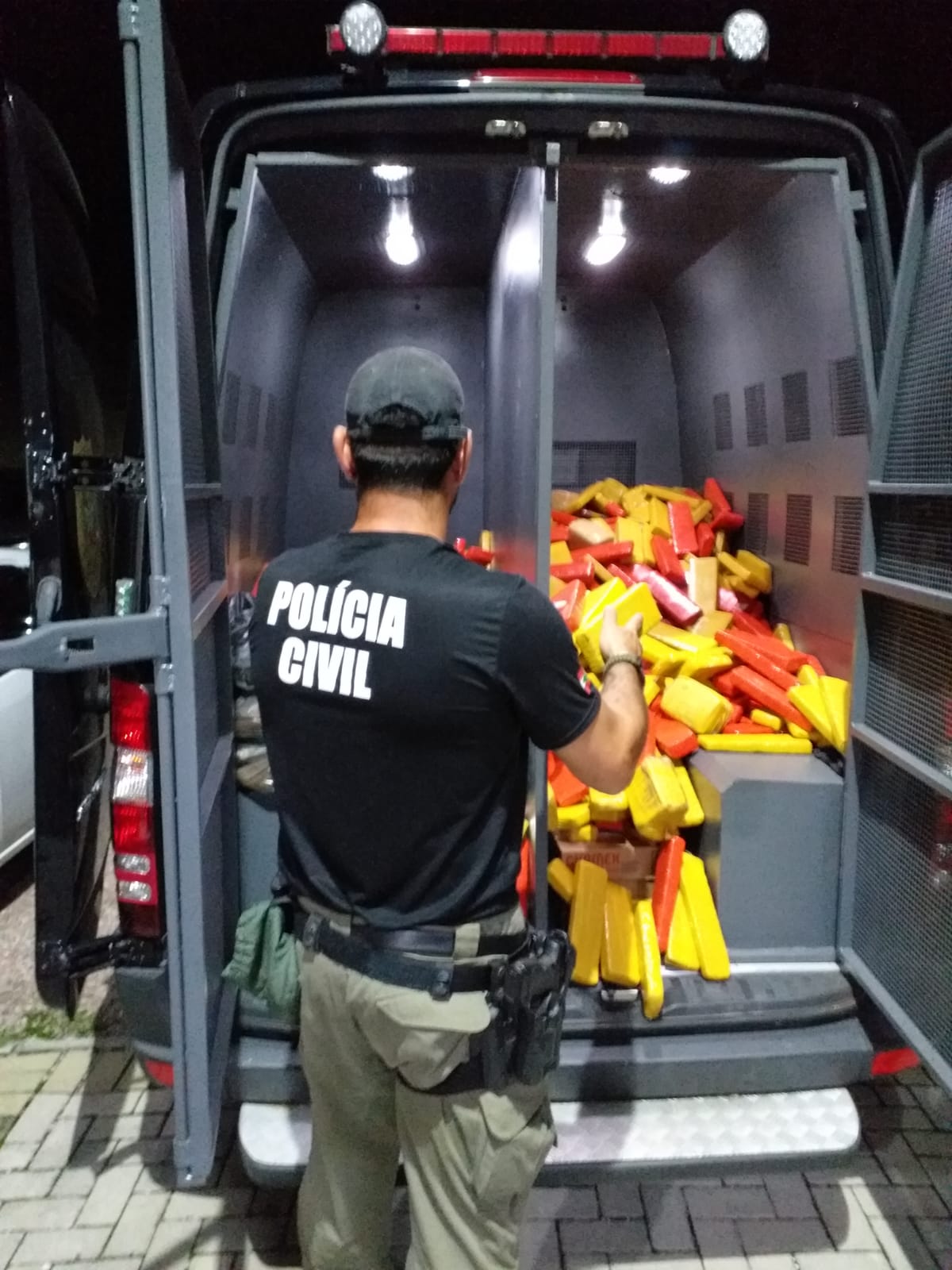 Carga de 5 toneladas foi apreendida em ações ao longo de 2021 | Foto: divulgação/Polícia Civil