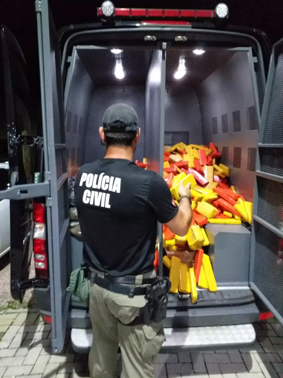 Carga de 5 toneladas foi apreendida em ações ao longo de 2021 | Foto: divulgação/Polícia Civil