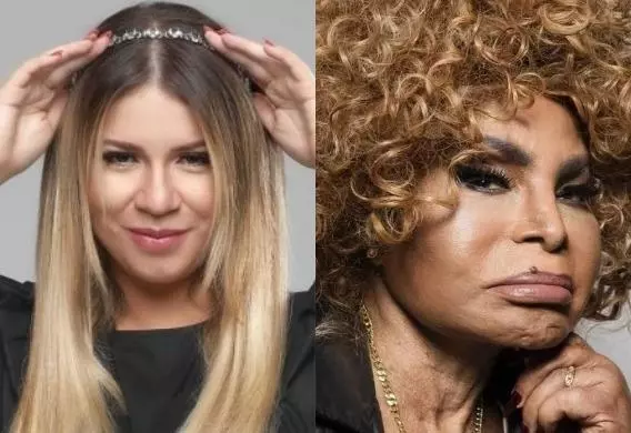 Marília Mendonça à esquerda; Elza Soares à direita (Reprodução/Instagram)
