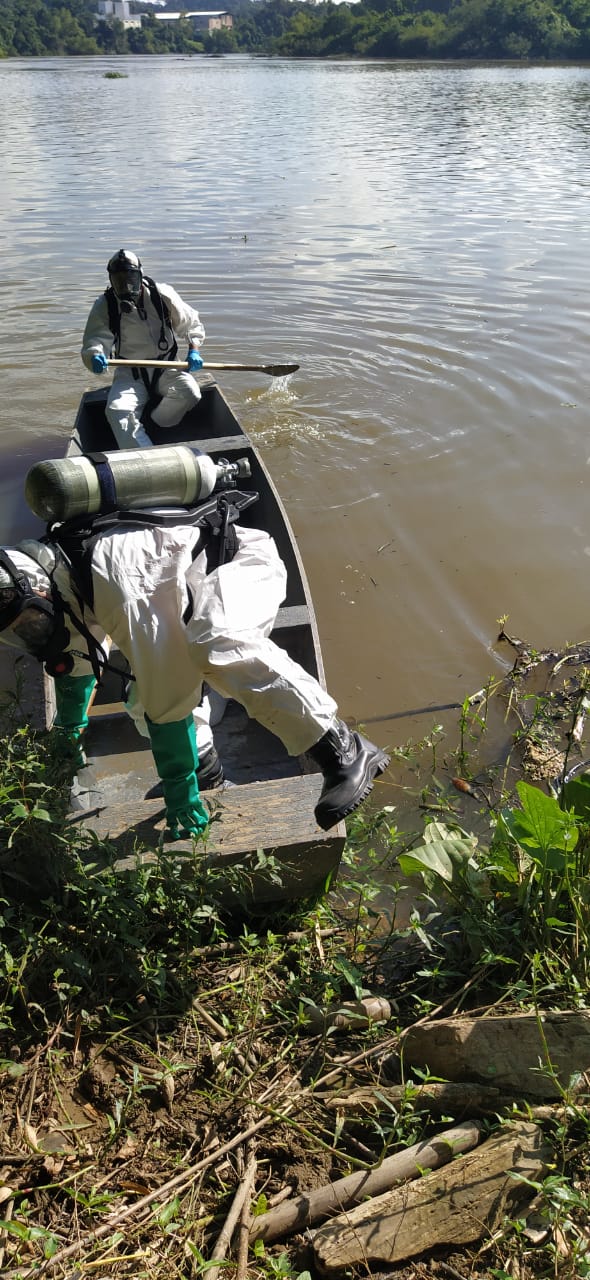 Corpo em decomposição é encontrado boiando no Rio Itajaí