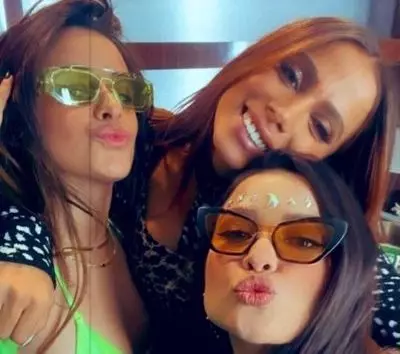 Camila, Juliette e Anitta. Foto: Reprodução/Instagram