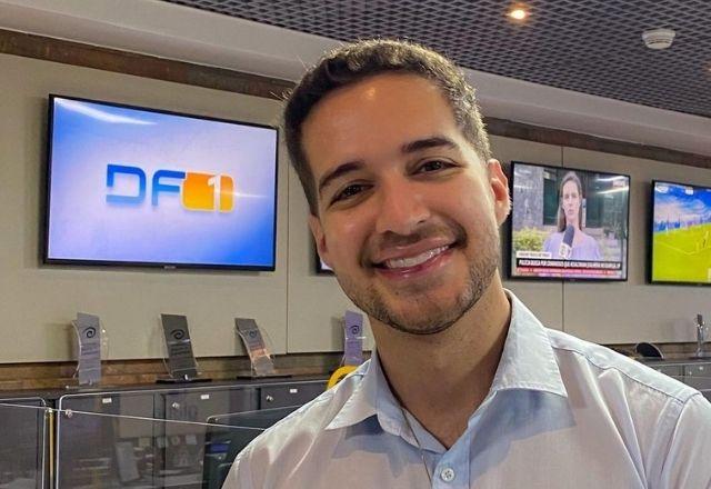 Gabriel Luiz atua como editor do telejornal local DFTV há 3 anos | Reprodução/Instagram @gabluiz
