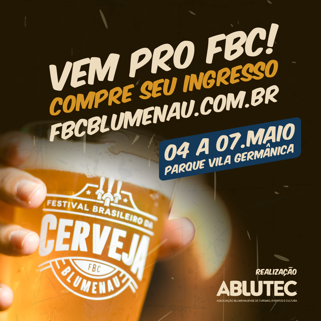 Festival e Feira Brasileira da Cerveja iniciam nesta quarta-feira (04), marcando a retomada dos grandes eventos de SC