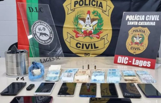 Casal é preso por tráfico de drogas