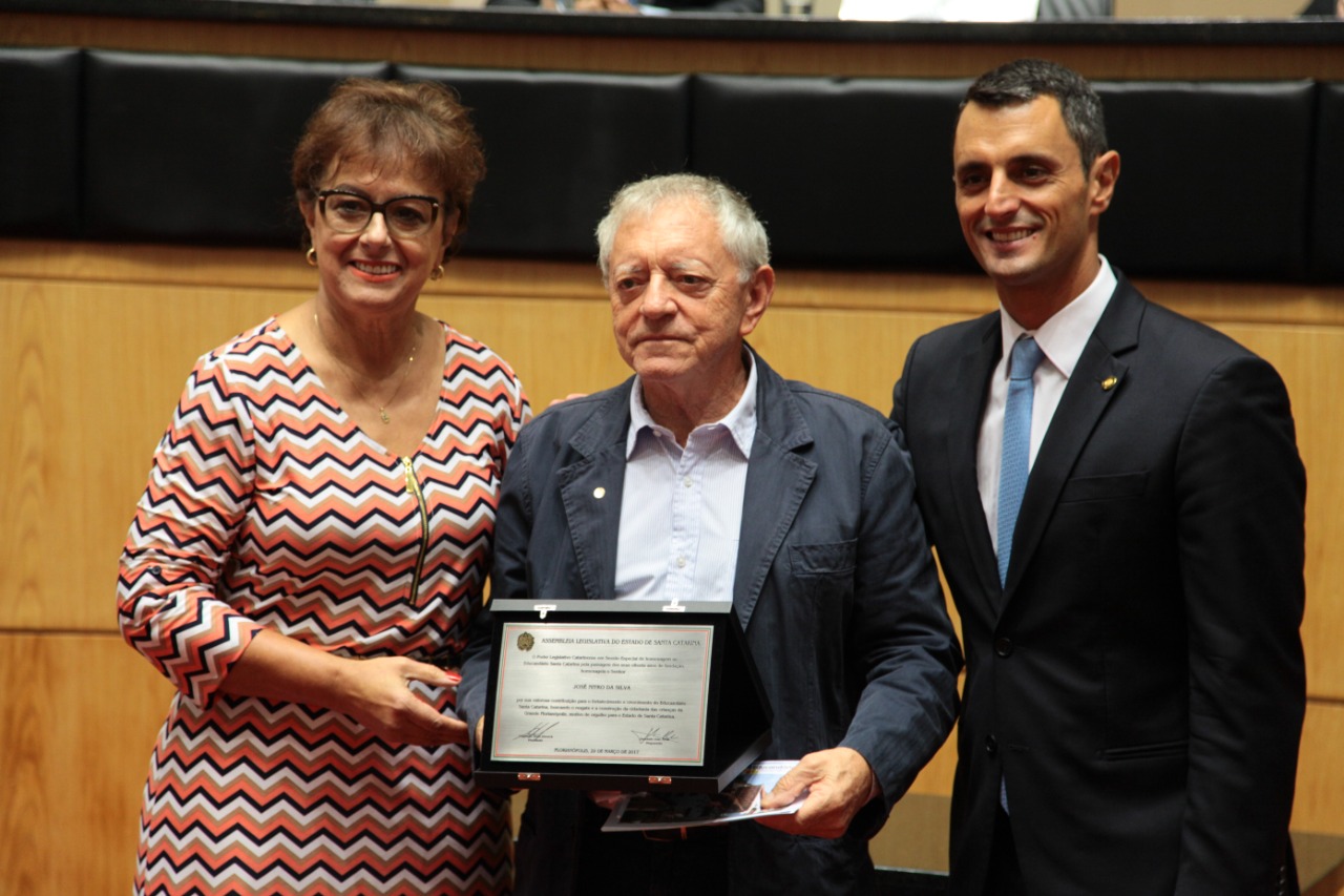 José Nitro da Silva (centro). Foto: Solon Soares, Alesc