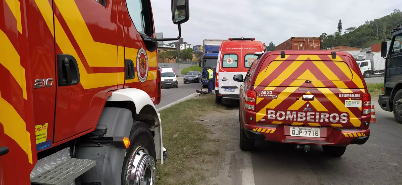 Foto: Corpo de Bombeiros Militar/Divulgação 