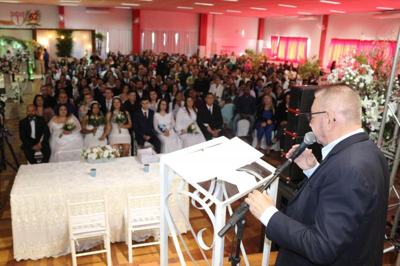 O Casamento Coletivo faz parte da programação dos 162 anos de Itajaí. Foto: Prefeitura de Itajaí/Divulgação