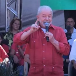 Pré-candidato ao Planalto, ex-presidente Lula participa de evento em Diadema | Reprodução/Redes sociais

