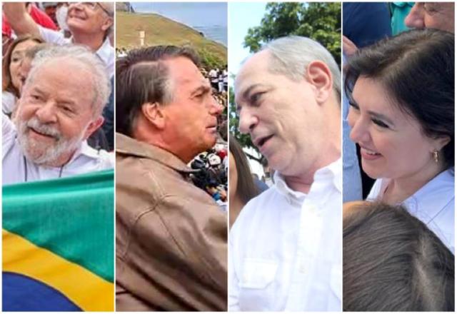 Lula, Bolsonaro, Ciro e Tebet: pré-candidatos têm teste nas ruas, em Salvador (BA) | Reprodução

