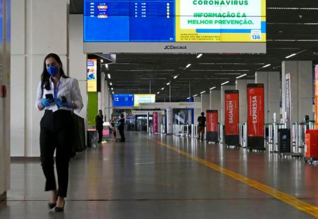 No entendimento da Anvisa, máscaras de proteção não precisam ser obrigatórias em aeroportos | Leopoldo Silva/Agência Senado

