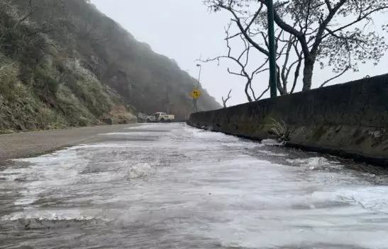 Autoridades alertam para o congelamento de pistas na Serra Catarinense