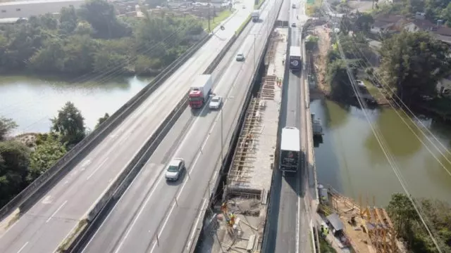 BR-101 em Biguaçu terá bloqueio parcial do trânsito; veja quando