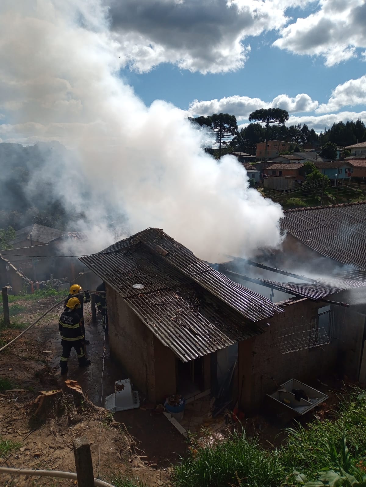 Foto: Corpo de Bombeiros / Rio Negrinho