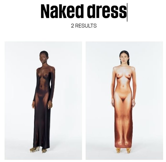 Naked Dress. Foto: Reprodução/Jean Paul Gaultier 