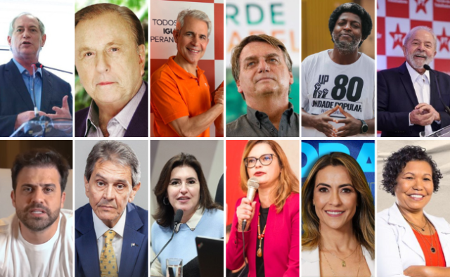 Conheça os 12 candidatos à presidência nas Eleições 2022
