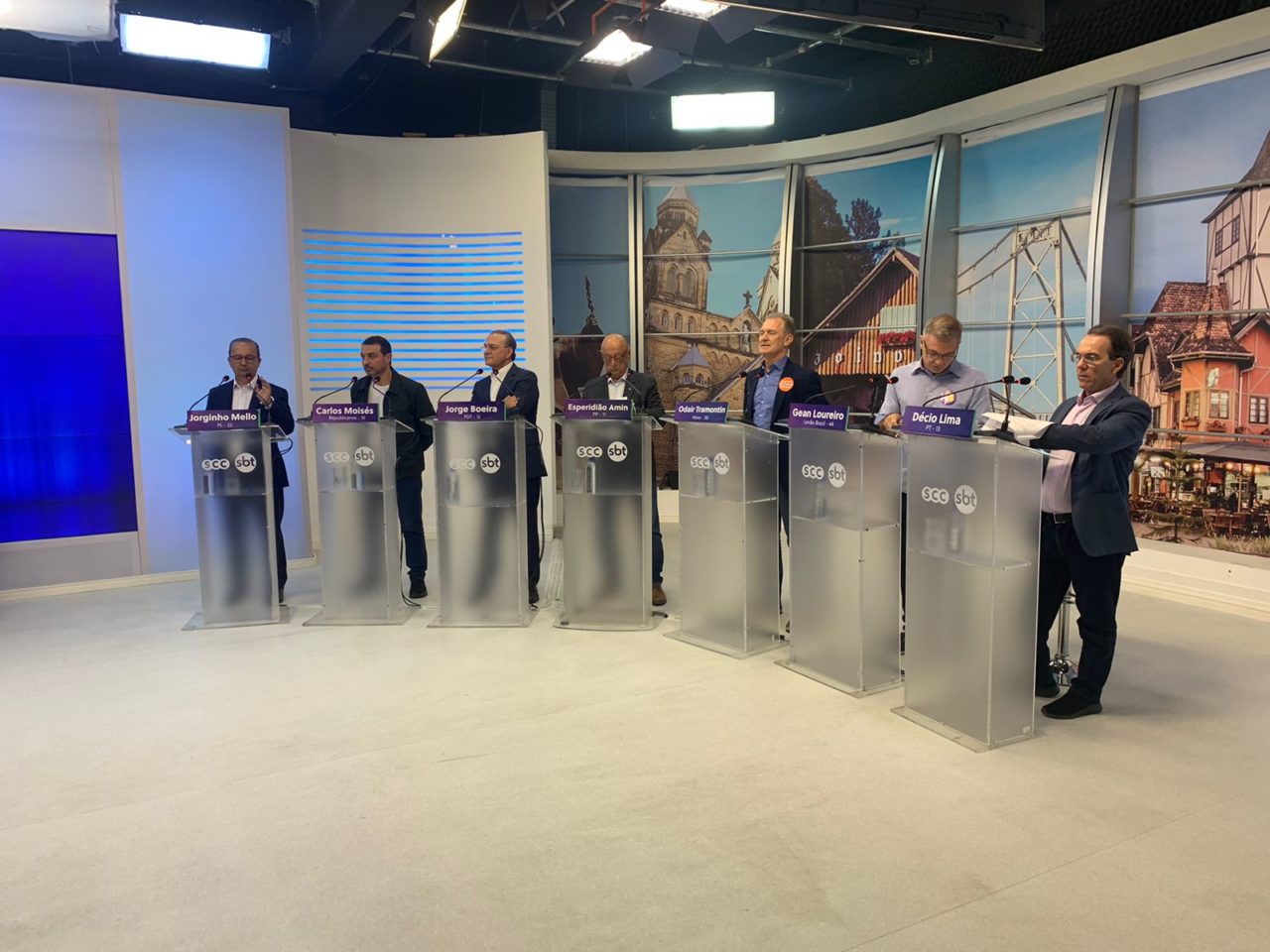 debate ao governo de santa catarina