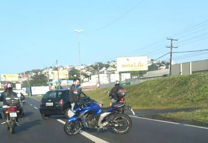 Colisão. Foto: Guarda Municipal de Florianópolis/Divulgação 