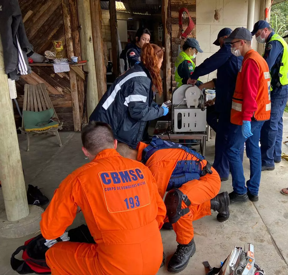 Foto: Corpo Militar de Bombeiros / Reprodução