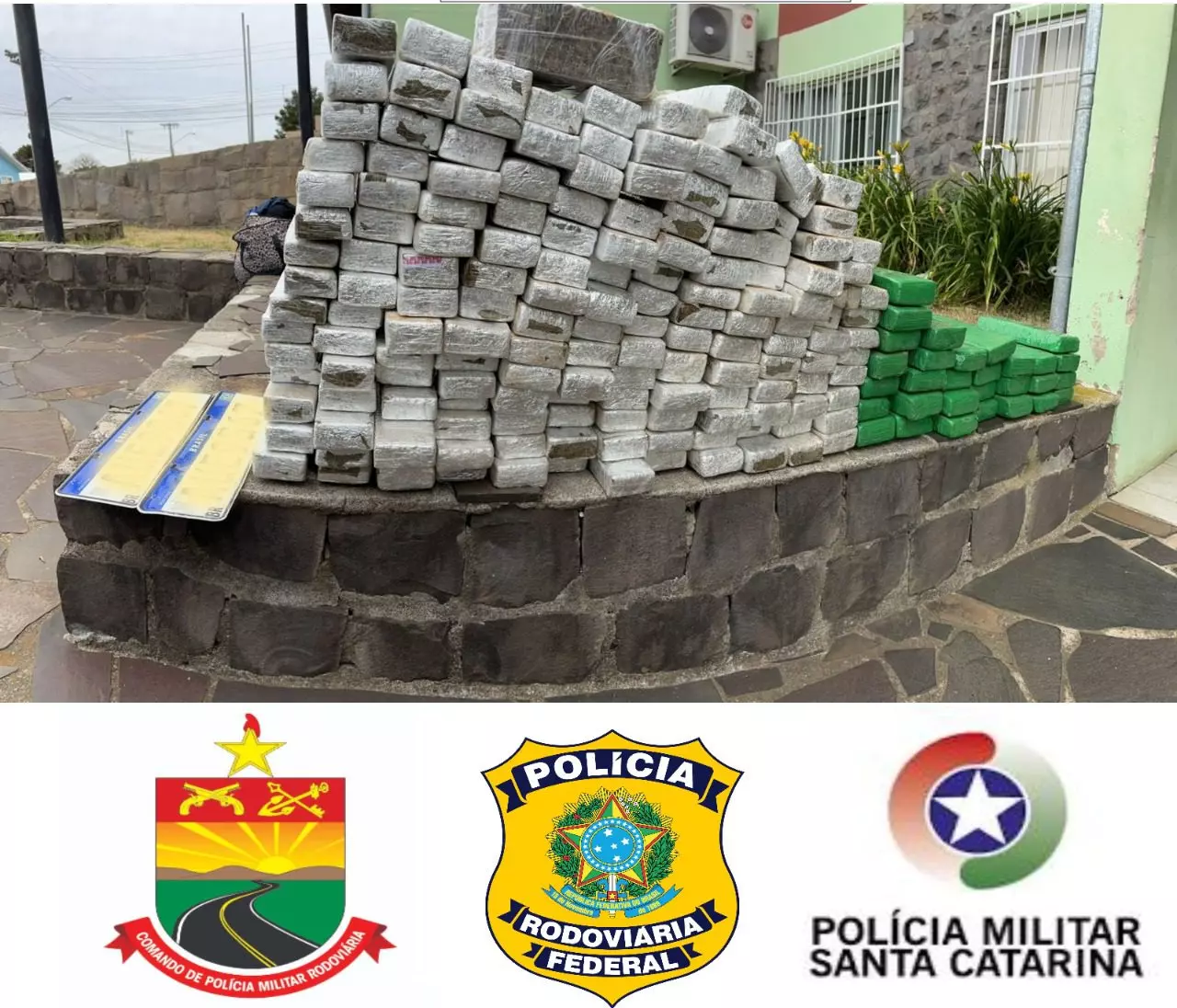 Foto: Polícia Militar Rodoviária de Santa Catarina, Polícia Rodoviária Federal e Polícia Militar de São Joaquim
