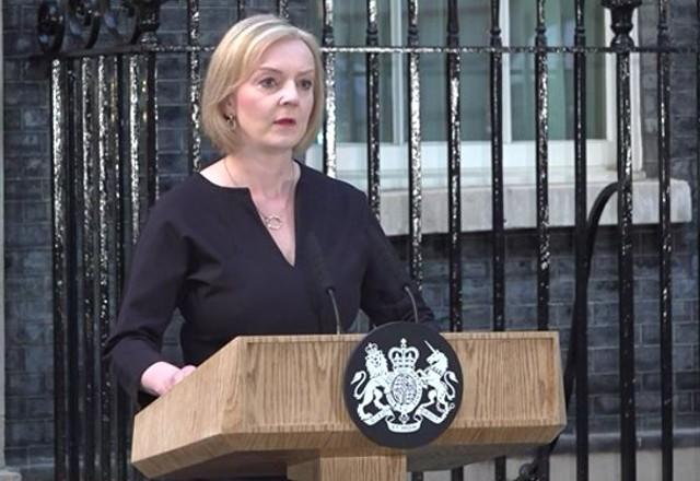 Liz Truss renuncia após um mês e meio no cargo | Reprodução

