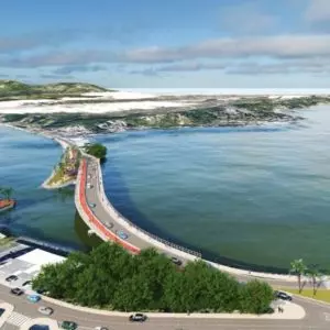 Obra da nova ponte deve iniciar nos próximos Foto: divulgação/Prefeitura de Florianópolis