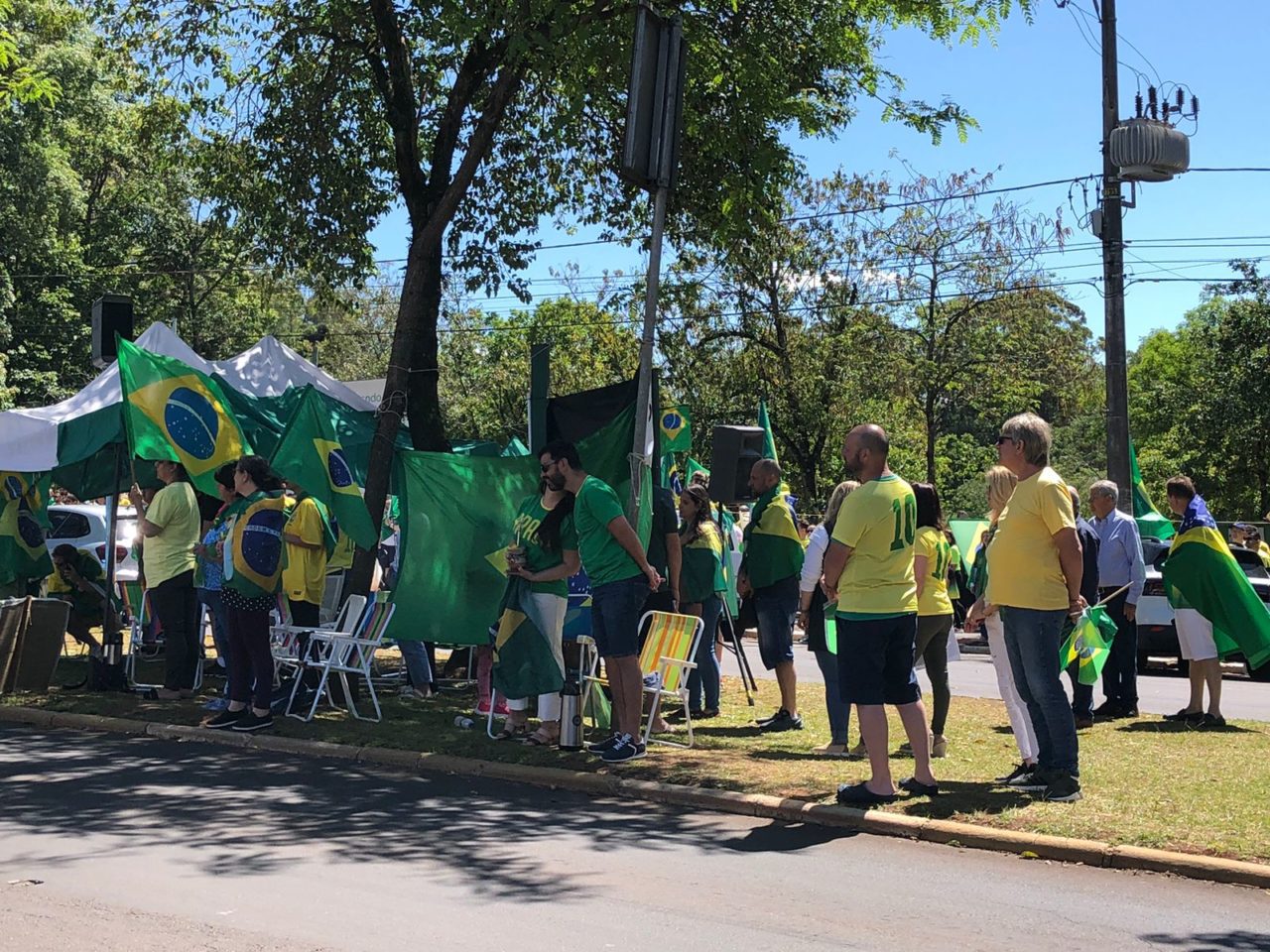 Feriado de manifestações por Santa Catarina veja as imagens (2) - Chapecó