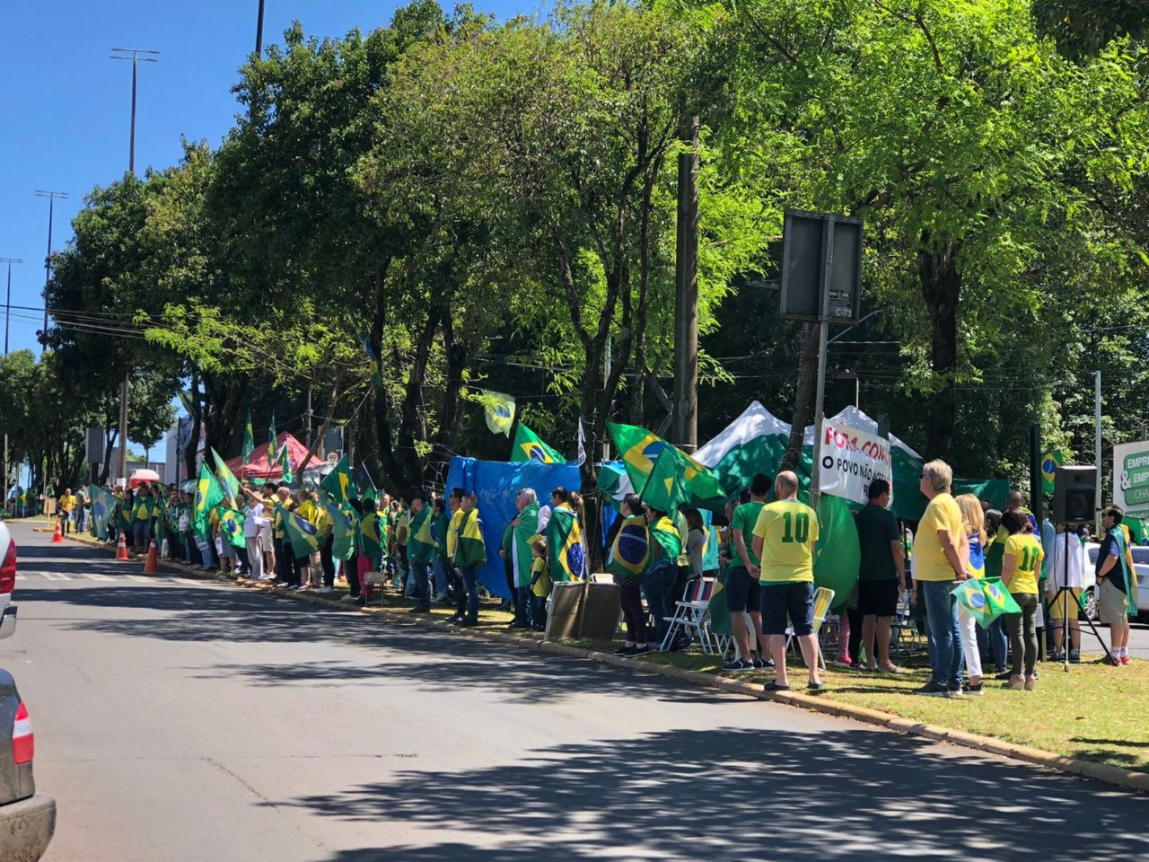 Feriado de manifestações por Santa Catarina veja as imagens (2) - Chapecó