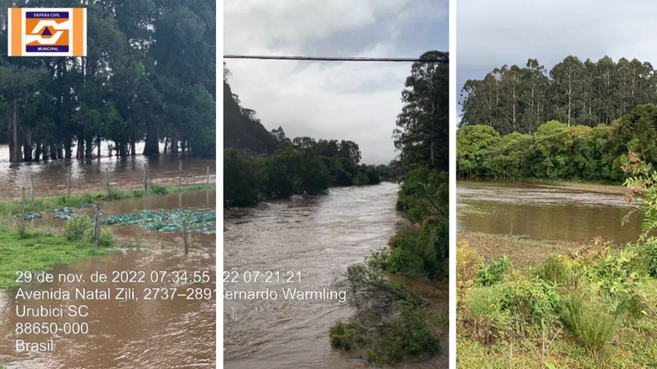 Foto: Defesa Civil de Santa Catarina