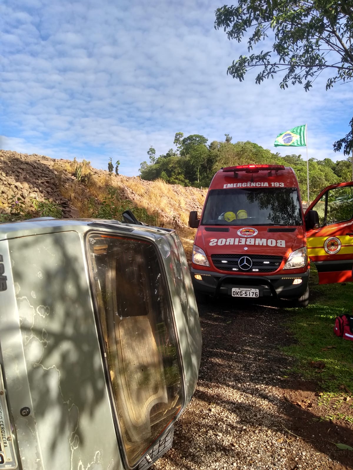 Foto: Corpo de Bombeiros Militar/Divulgação 