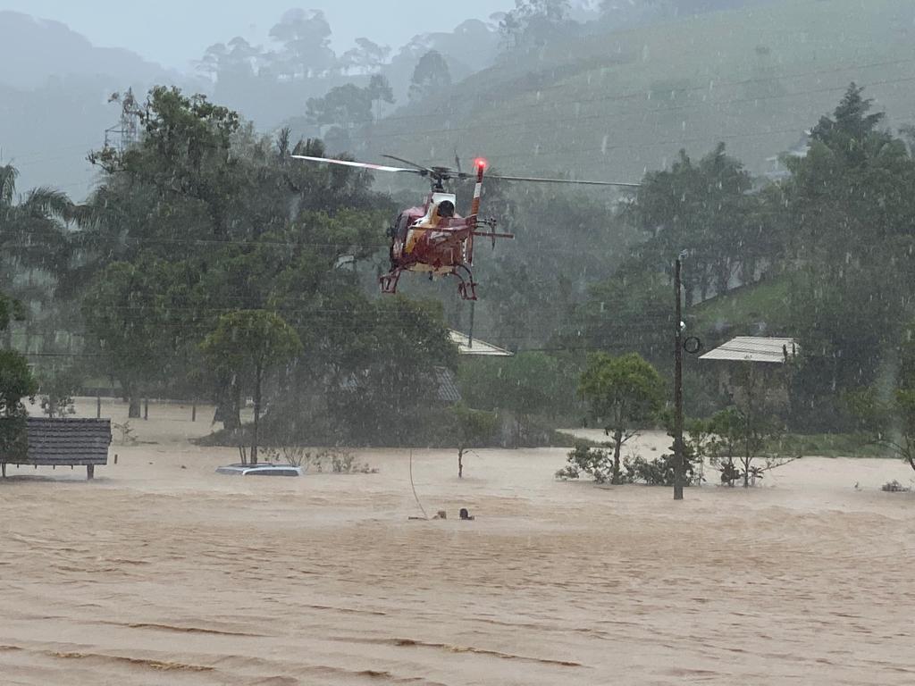 Divulgação | Corpo de Bombeiros de Santa Catarina