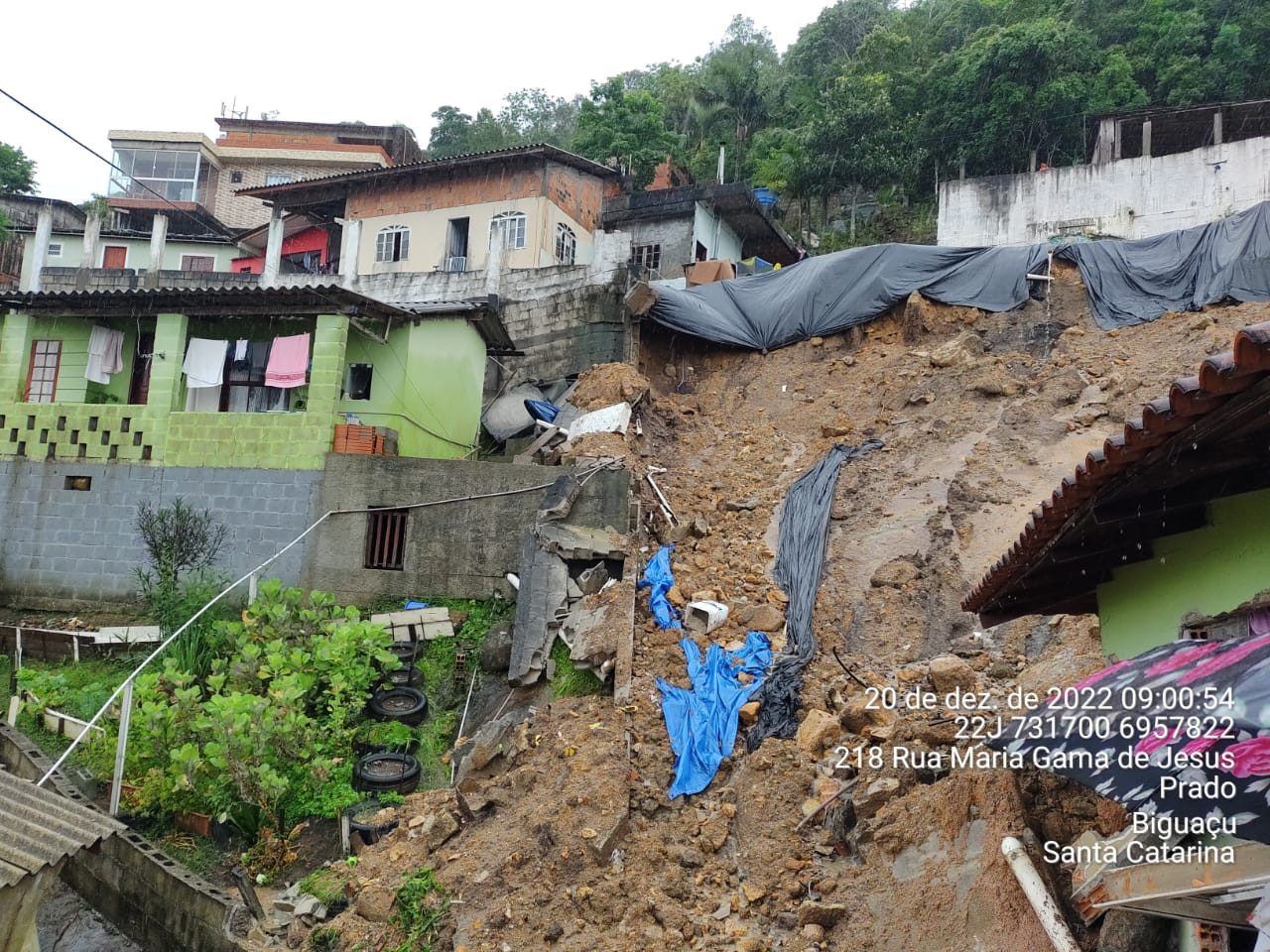 Foto: Defesa Civil de Biguaçu/Divulgação 