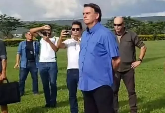 Bolsonaro no primeiro encontro com apoiadores depois das eleições | Foto: Reprodução

