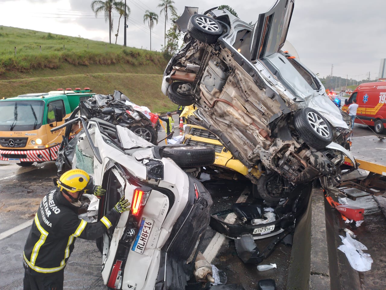 Foto: Corpo de Bombeiros | Reprodução