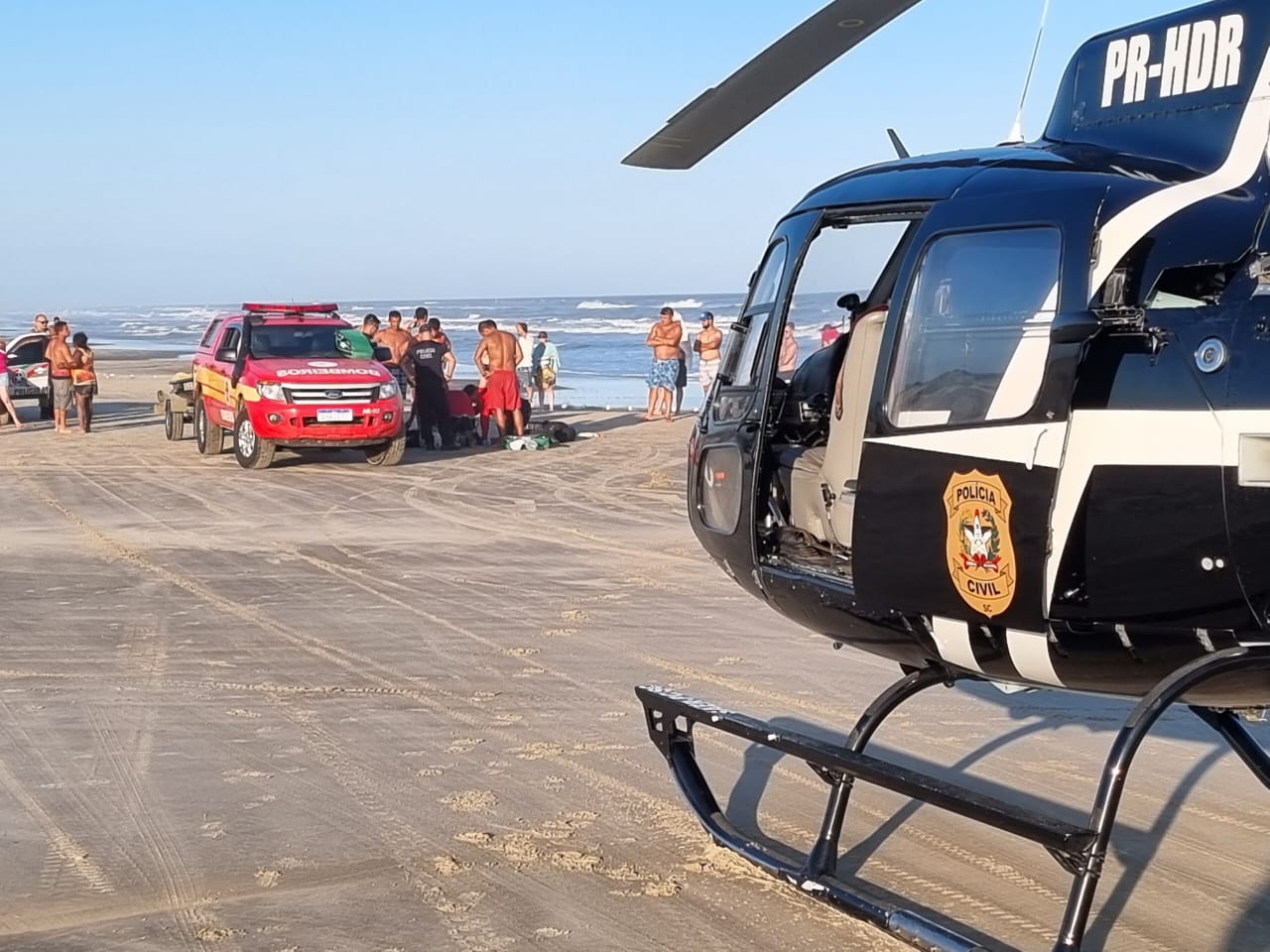 Foto: Corpo de Bombeiros Militar de Santa Catarina