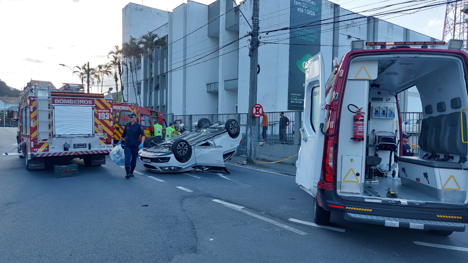 Foto: Corpo de Bombeiros Militar de Blumenau / Divulgação