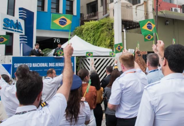 A greve continua nos aeroportos de Congonhas, Guarulhos, Viracopos, Galeão, Santos Dumont, Porto Alegre, Confins, Brasília e Fortaleza | Foto: divulgação/SNA