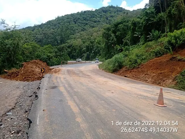 Foto: Secretaria de Infraestrutura de Santa Catarina / Divulgação 