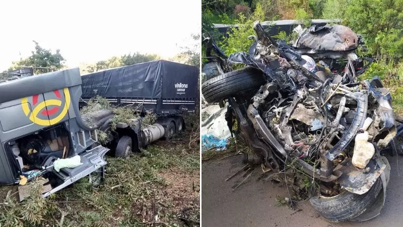 As causas do acidente fatal  estão sendo investigadas. | Foto: Polícia Rodoviária Federal de Santa Catarina