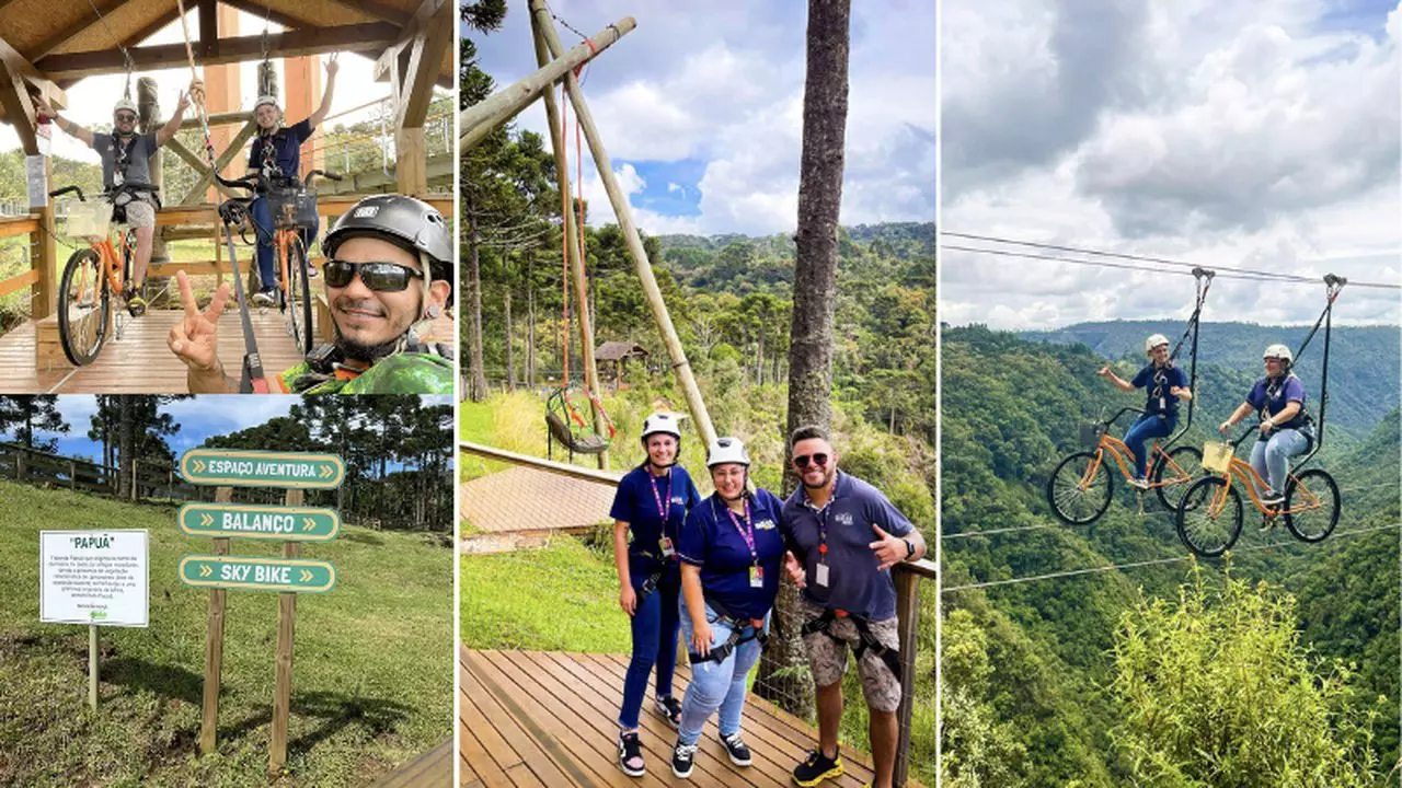 O EcoParque Papuã conta com diversas atividades e conveniências em Urubici, na Serra Catarinense.
 Foto: Milena Morgan/Rádio Gralha FM