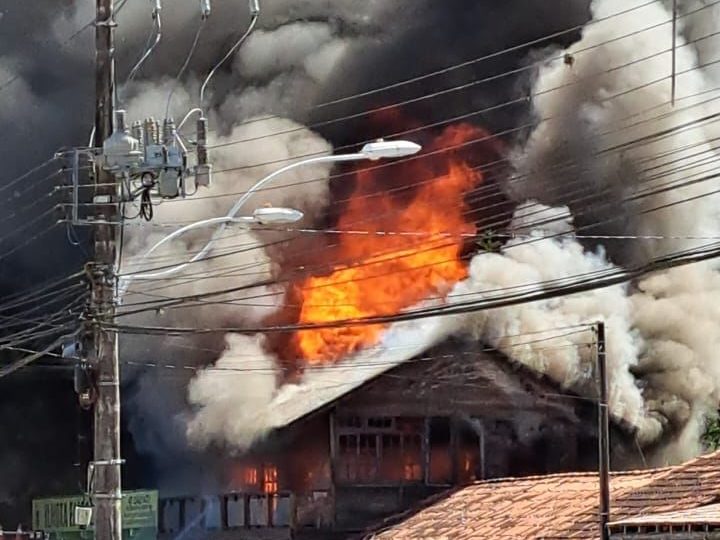 Foto: Corpo de Bombeiros Voluntários de Ilhota / Reprodução