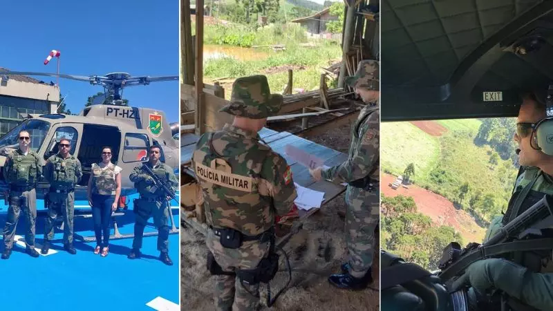 Foto: Polícia Militar Ambiental de Lages