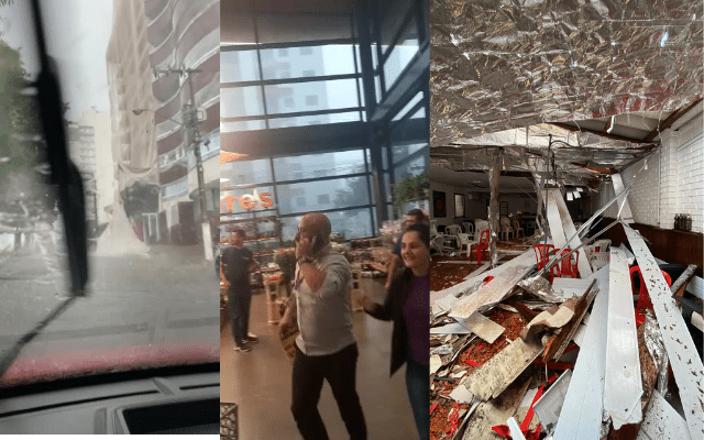 Foto  1: Matheus Kraemer | Foto 2: Vídeo: Redes sociais / Divulgação  | Foto 3: Corpo de Bombeiros Militar de Santa Catarina