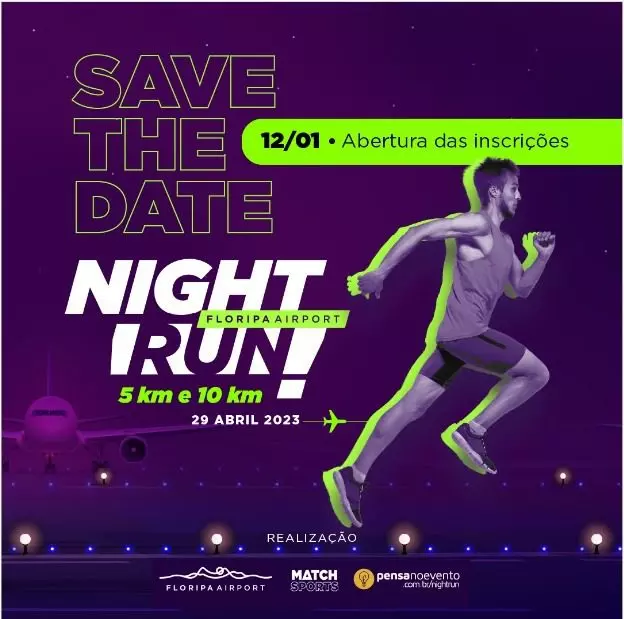 Foto: Divulgação/Floripa Airport Night Run