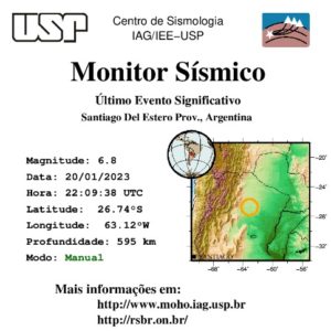 Imagem: Centro de Sismologia / USP / Reprodução