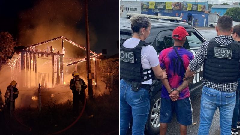 Foto 01: Corpo de Bombeiros Militar | Foto 02: Polícia Civil 