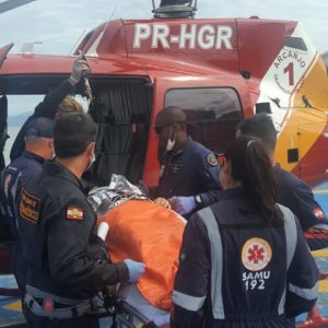 A vítima estava em estado grave | Foto: divulgação/Corpo de Bombeiros