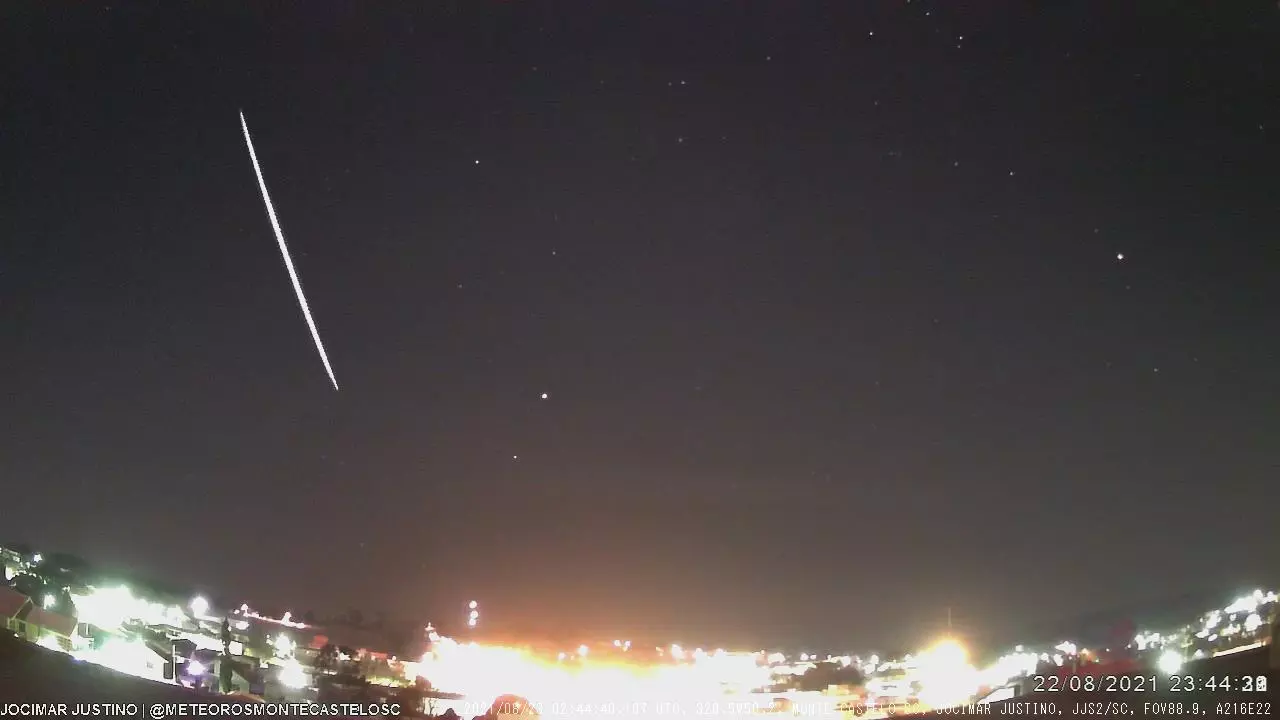 Foto Ilustrativa: Divulgação /BRAMON – Brazilian Meteor Observation Network
