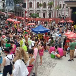 Bloco dos sujos movimenta a Capital. Foto: Laércio Bottega SCC SBT