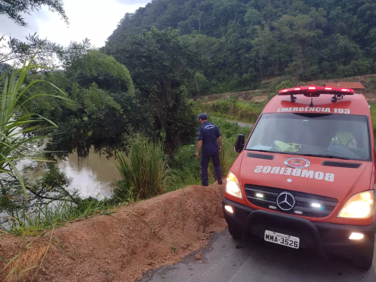 Foto: Corpo de Bombeiros Militar de Santa Catarina / Divulgação 